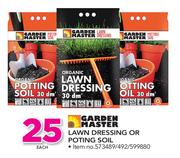 Garden Master Lawn Dressing Or Poting Soil--Each