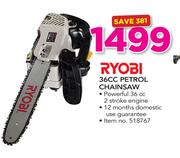 Ryobi 36cc Petrol Chainsaw