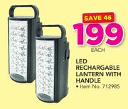 LED Rechargeable Lantern With Handle-Each