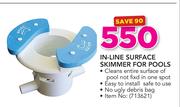 In Line Surface Skimmer For Pools
