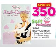 Soft Beginnings 3-In-1 Baby Carrier