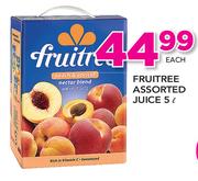 Fruitree Assorted Juice-5ltr Each