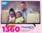 Nasco 40" LED TV LED40C9  
