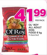 Ol'Roy All Adult Dog Food-8Kg Per Pack