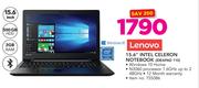 Lenovo 15.6" Intel Celeron Notebook IDEAPAD 110
