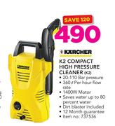 Karcher K2 Compact High Pressure Cleaner