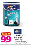 Dulux Luxurious Silk Base Paint-5Ltr