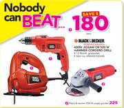 Black & Decker 400W Jigsaw Or 500W Hammer Corded Drill-Each