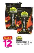 Campmaster Briquettes-5Kg Each