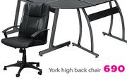 York High Back Chair