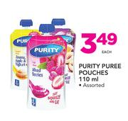 Purity Puree Pouches-110ml Each