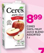 Ceres 100% Fruit Juice Blend Assorted-1Ltr