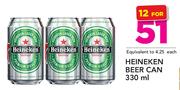 Heineken Beer Can-12 x 330ml