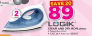 Logik 1200W Steam And Dry Iron LSI-005