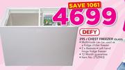 Defy 295Ltr Chest Freezer Glass