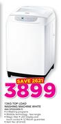 Samsung 13Kg Top Load Washing Machine White WA13F5S2UWW F