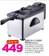 Salton 2000W 3Ltr Deep Fryer SFC65