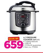 Salton 6Ltr Pressure Cooker SEPC-01