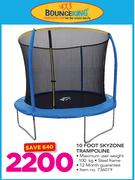 Bounceking 10 Foot Skyzone Trampoline