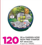 20m Garden Hose With Free Starter Kit MD2012WF