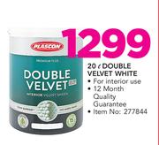 Plascon 20Ltr Double Velvet White