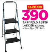 Home Quip Easy-Fold 3 Step Ladder 