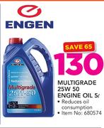 Multigrade 25W 50 Engine Oil-5Ltr