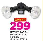 22W LED Par 38 Security Light