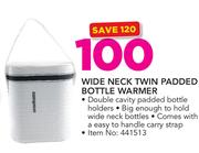 Snookums Wide Neck Twin Padded Bottle Warmer