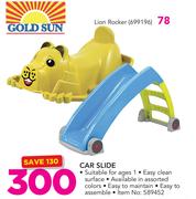 Gold Sun Lion Rocker