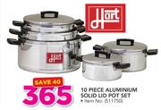 Hart 10 Piece Aluminium Solid Lid Pot Set