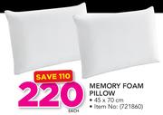 Sheraton Memory Foam Pillow-Each