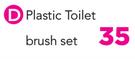 Addis Plastic Toilet Brush Set-Per Set