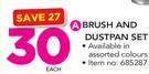 Addis Bruh And Dustpan Set-Per Set