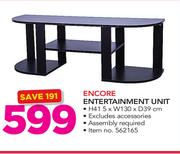 Encore Entertainment Unit Excluding Accessories