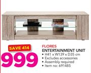 Flores Entertainment Unit Excluding Accessories