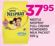Nestle Nespray Full Cream Powdered Milk Packet-500g