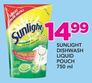 Sunlight Dishwashing Liquid Pouch-750ml