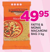Fattis & Monis Macaroni Bag-3kg