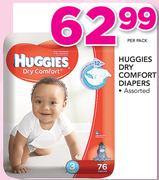 Huggies Dry Comfort Diapers-Per Pack