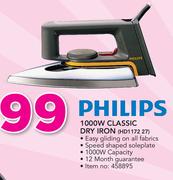 Philips 1000W Classic Dry Iron HD1172 27