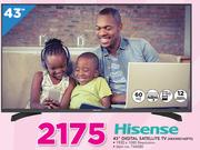 Hisense 43" Digital Satellite TV HE43M2160FTS