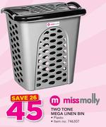Miss Molly Two Tone Mega Linen Bin
