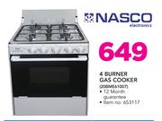 Nasco 4 Burner Gas Cooker 20BME61007