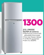 Hisense 215Ltr Fridge Silver RD 28DR4HG