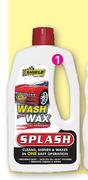 Shield Splash Wash & wax Car Shampoo-1Ltr Each