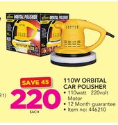 Shield 110W Orbital Car Polisher-Each