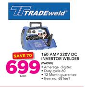 Tradeweld 160 AMP 220V DC Invertor Welder W4090