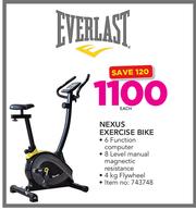 Everlast nexus shop exercise bike