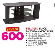 Bellagio Black Entertainment Unit